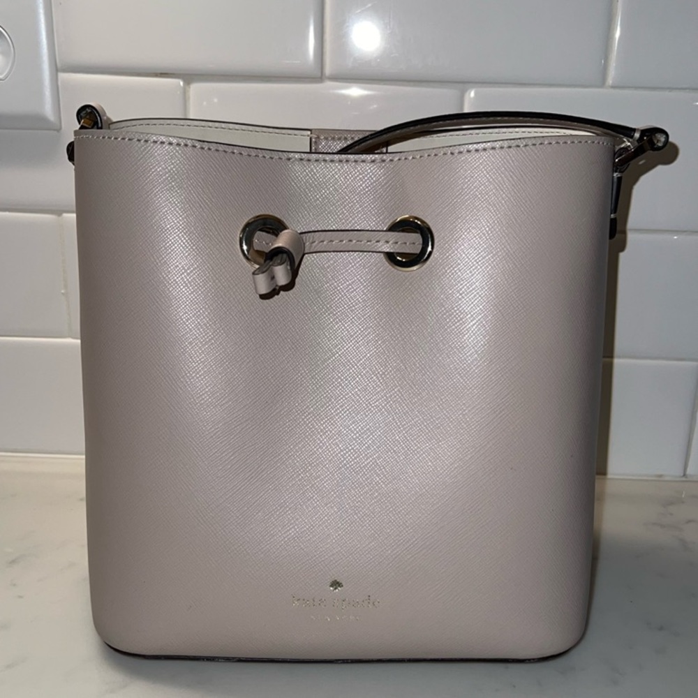 Kate Spade Cream Bucket Bag